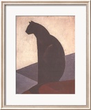 Black Cat in Profile, c.1924 Kunst av Marcel-Louis Baugniet Black Cat in Profile, c.1924 Kunst av Marcel-Louis Baugniet