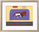 Living The Good Life Lámina enmarcada de edición limitada por Ken Bailey