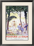 Pougues-les-Eaux Framed Giclee Print by F. Jonas