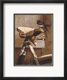Swallow On Bicycle Lámina enmarcada de edición limitada por Peter Munro