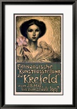 Franzosische Kunstausstellung zu Krefeld Lámina giclée enmarcada por Théophile Alexandre Steinlen Franzosische Kunstausstellung zu Krefeld Lámina giclée enmarcada por Théophile Alexandre Steinlen