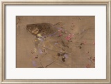 A Trout Rising Gerahmter Druck (limitierte Auflage) von Joseph Crawhall