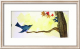 Four Blue Birds Kunstdruck von Ezra Jack Keats