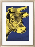 Cow, c.1971 (Blue and Yellow) Print van Andy Warhol