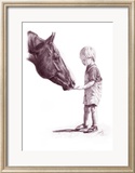 Matthew and Billy Innrammet Giclee-trykk av Lorrie Beck