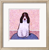 Patience - Springer Spaniel Reproduction encadrée édition limitée par Ken Bailey