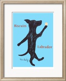 Biscuits Labrador Reproduction encadrée édition limitée par Ken Bailey