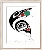 Raven Stealing Sun Lámina enmarcada de edición limitada por Danny Dennis Raven Stealing Sun Lámina enmarcada de edición limitada por Danny Dennis