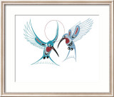 Colibrís Lámina enmarcada de edición limitada por Richard Shorty Colibrís Lámina enmarcada de edición limitada por Richard Shorty