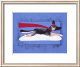 Super Shepherd Lámina enmarcada de edición limitada por Ken Bailey