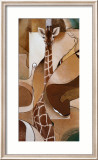 Jirafa abstracta Láminas por Diana Martin