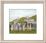 Prix de Diane 1984 a Chantilly Lámina enmarcada de edición limitada por Vincent Haddelsey