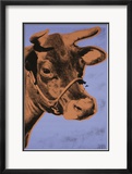 Cow, c.1971 (Purple and Orange) Poster van Andy Warhol
