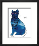 25 Cats Named Sam and One Blue Pussy by Andy Warhol, c.1954 (Blue Sam) Kunstdruck von Andy Warhol