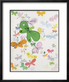 Butterflies, c.1955 (big green in middle) Prints by Andy Warhol