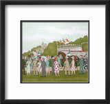 Prix de Diane 1984 a Chantilly Reproduction encadrée édition limitée par Vincent Haddelsey