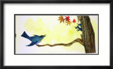 Four Blue Birds Kunstdruck von Ezra Jack Keats