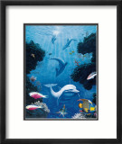 Dolphin Smiles, Maui Posters par Andrew Annenberg