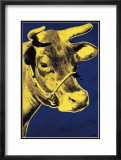 Cow, c.1971 (Blue and Yellow) Art par Andy Warhol