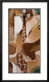 Jirafa abstracta Láminas por Diana Martin