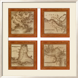 Southern Harbors, 1860 Posters by Johnson & Ward 