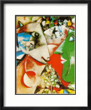 Ich und das Dorf, 1911 Poster von Marc Chagall