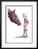 Matthew and Billy Innrammet Giclee-trykk av Lorrie Beck