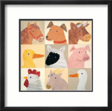Farmyard Friends Plakat av Sarah Battle Farmyard Friends Plakat av Sarah Battle