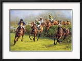 The Grand National (Monty's Pass) Lámina enmarcada de edición limitada por Graham Isom
