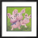 The Three Little Pigs Prints by Nat 