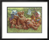 Pansy, Daisy and Viola Affiches par Janet Kruskamp