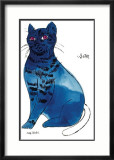 25 Cats Named Sam and One Blue Pussy by Andy Warhol, c.1954 (Blue Sam) Posters par Andy Warhol