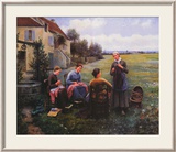 Sewing Circle Prints by Daniel Ridgway Knight