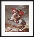 Napoleon überquert den St.-Bernhard-Pass, ca. 1801 Poster von Jacques-Louis David