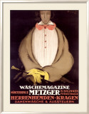 Waschemagazine Metzger Framed Giclee Print by Charles Gesmar