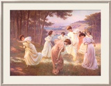 Gambader dans la prairie Art par Leopold Kowalsky