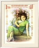 Shanghai Lady in Green Dress Print Shanghai Lady in Green Dress Print