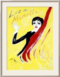 Liza Minelli Estampe encadrée par Junot 