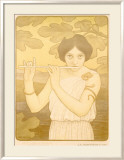 La Joyeuse de Flute Lámina giclée enmarcada por Paul Berthon La Joyeuse de Flute Lámina giclée enmarcada por Paul Berthon