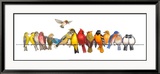Large Bird Menagerie Láminas por Wendy Russell