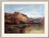 Lakeside Rendezvous the Kirk at Arrochar Plakater av Alfred Fontville de Breanski Lakeside Rendezvous the Kirk at Arrochar Plakater av Alfred Fontville de Breanski
