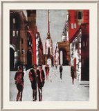City Scene III Prints by Elena Radzetska