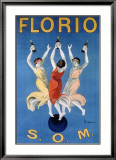 Florio O.M. Estampe encadrée par Leonetto Cappiello