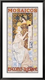 Mosaicos Escofet, Tejera Y Framed Giclee Print by Alexandre De Riquer