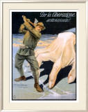 La Liberazione Framed Giclee Print by Achille Luciano Mauzan