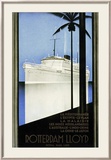Rotterdam Lloyd Framed Giclee Print by Johann Von Stein