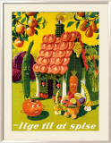 Lige Til at Spise Gerahmter Giclée-Druck von Vonsild 