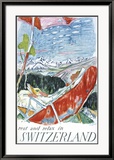 Suiza Lámina giclée enmarcada por Carigiet Alois Suiza Lámina giclée enmarcada por Carigiet Alois
