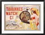 Tavannes Watch Company, Geisha Lámina giclée enmarcada