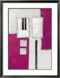 Purple Elements I Kunstdrucke von K. Kostolny